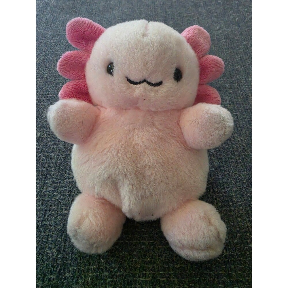 Pink Axolotl Palm Pals